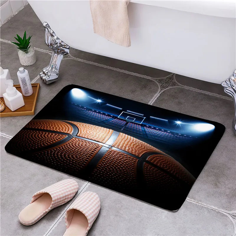 Баскетбольный коврик для входной двери напольный нескользящий ног домашний