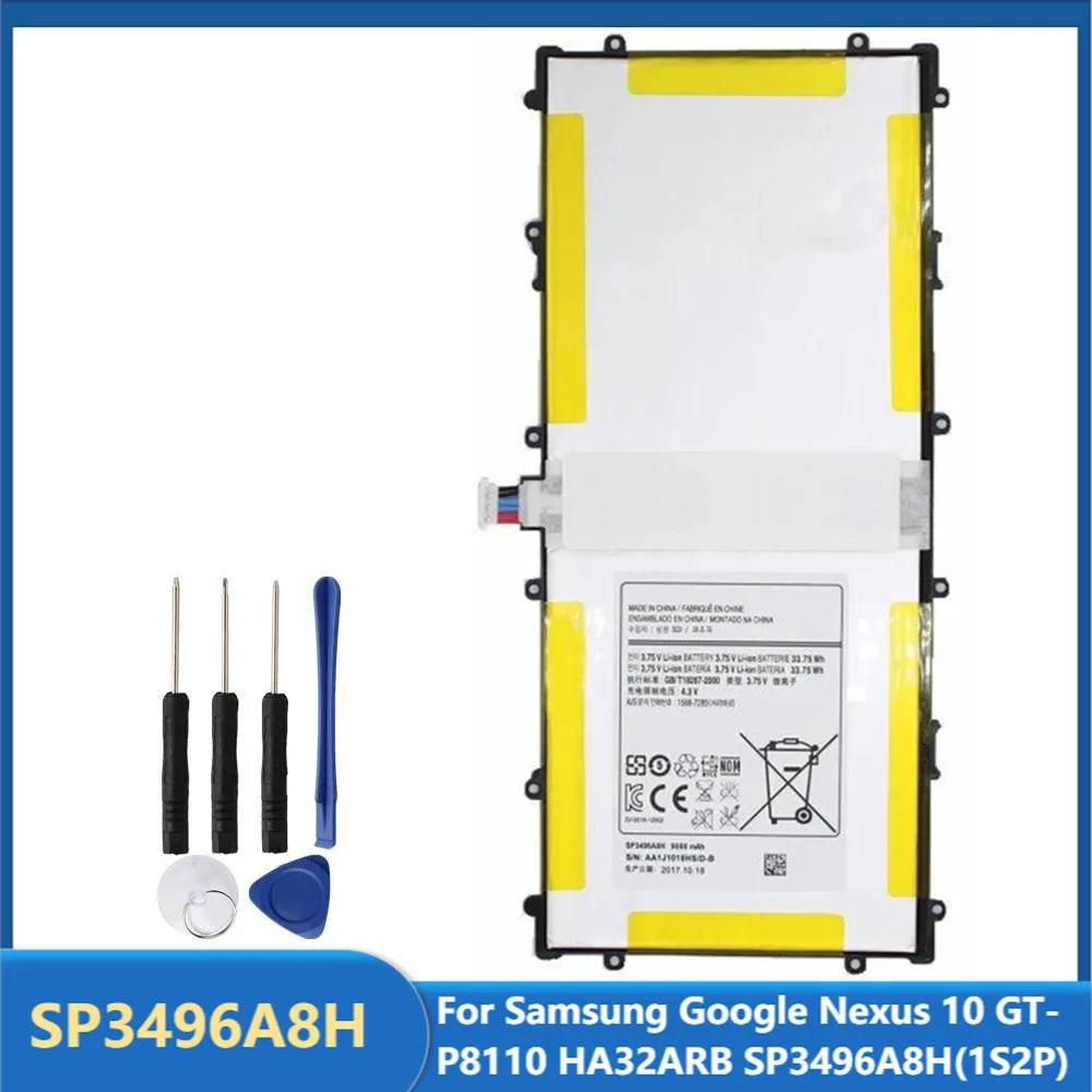 Оригинальный аккумулятор для планшета SP3496A8H Samsung Google Nexus 10 GT-P8110 HA32ARB SP3496A8H(1S2P)