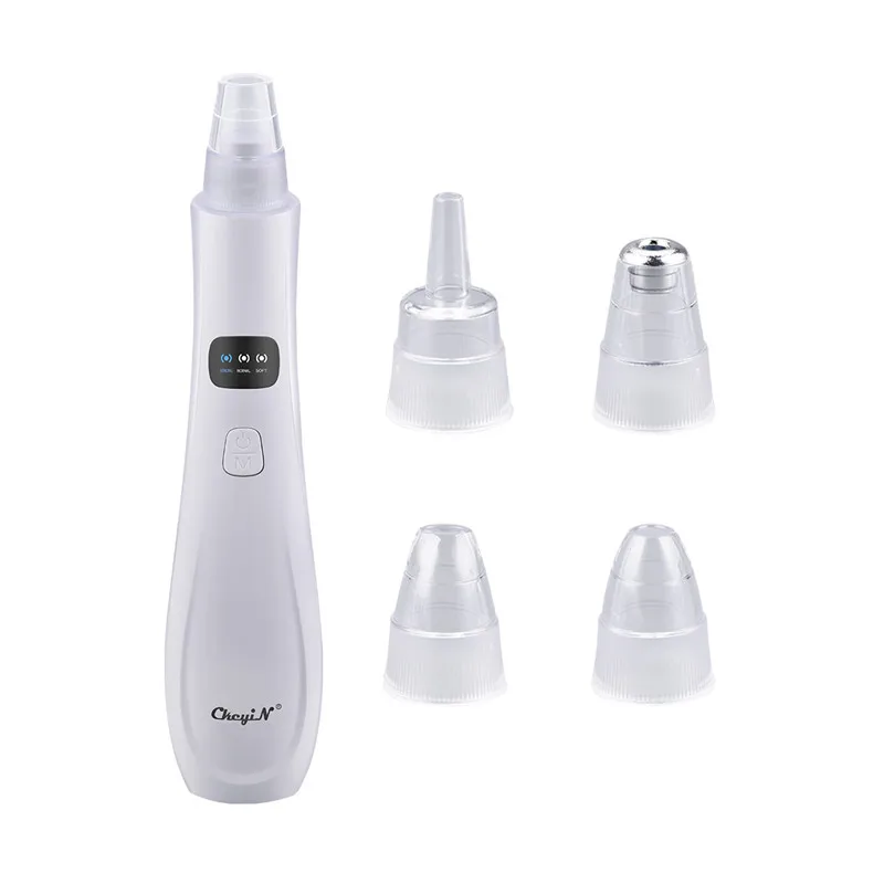 

CkeyiN Diamond Dermabrasion Blackhead Remover Vacuum Suction Acne Extractor Facial Pore Deep Cleansing Beauty Device Skin Care