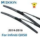 Передние щетки стеклоочистителя MIDOON для Infiniti QX50, Fit Hook Arms 2014 2015 2016