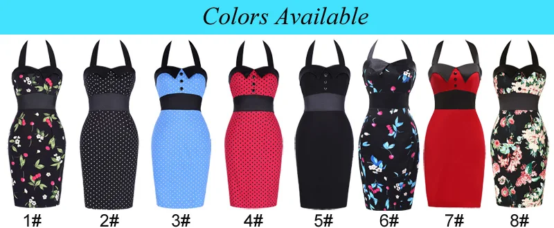 Распродажа винтажное пинап Свинг женское вечернее облегающее платье-карандаш |