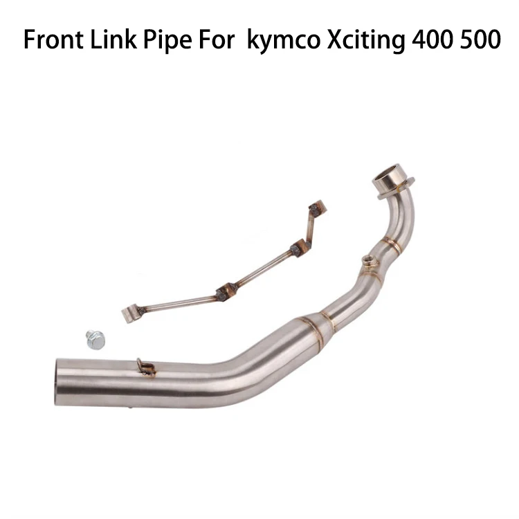 

For kymco Xciting 400 500 Motorcycle Exhaust Modified Motorbike Escape DB Killer Stainless Steel Front Link Pipe With Db Killer