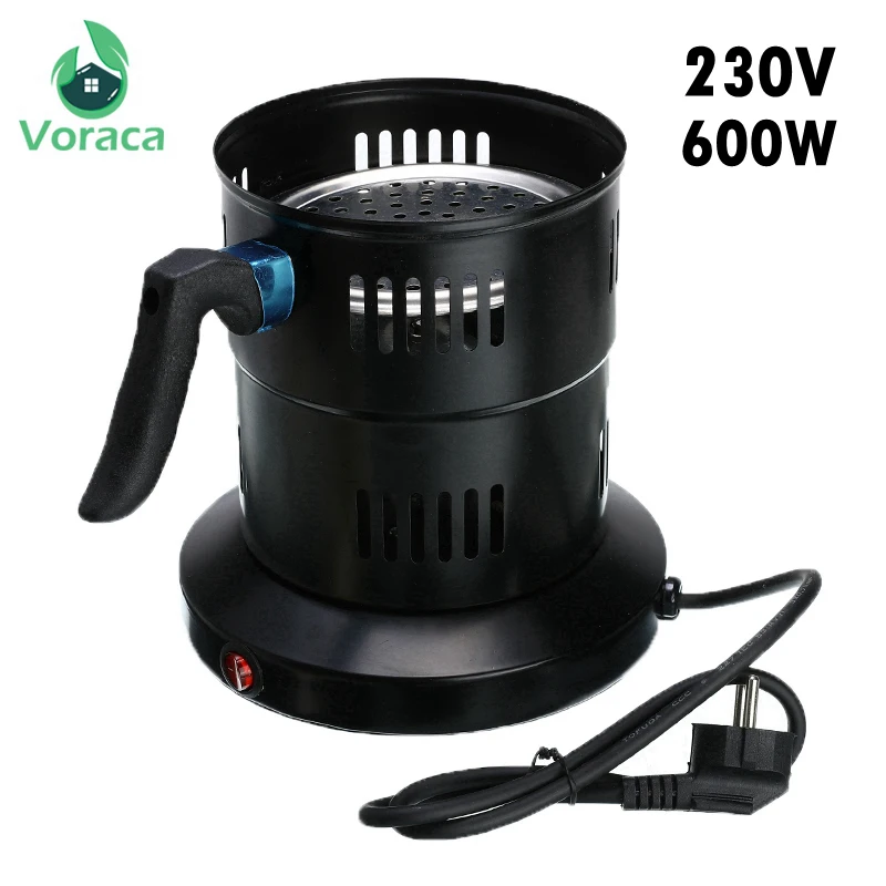 

Professional Shisha Hookah Charcoal Stove Heater Mini Square Charcoal Oven Hot Plate Coal Burner Pipes Accessories 220V EU Plug