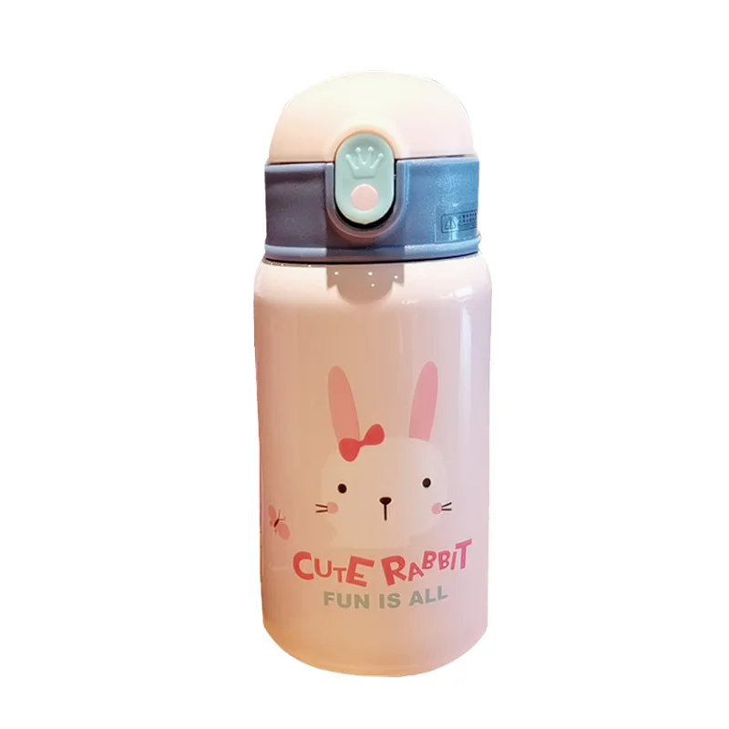 

Portable vacuum cup children out straps kettle 304 stainless steel vacuum cup elementary adorable sippy cups