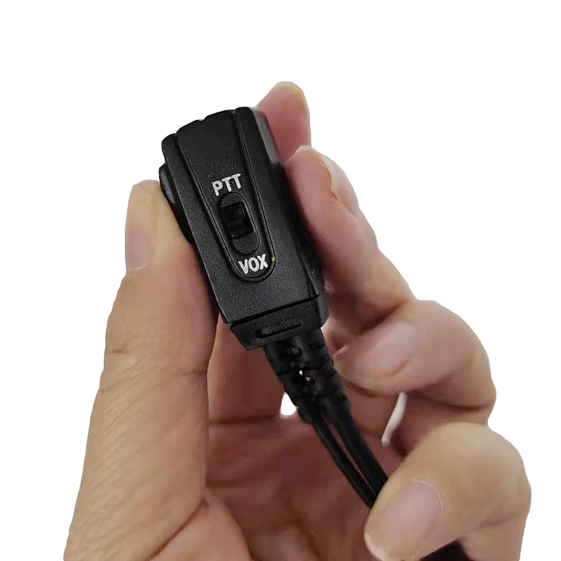 Рация с микрофоном микрофон акустическая Воздушная трубка PTT VOX гарнитура для