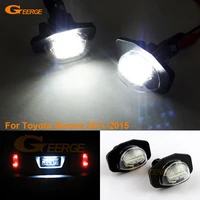 for toyota sienna 2011 2015 excellent ultra bright smd led license plate lamp light lamp no obc error car accessories