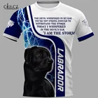 Новейшая популярная мужская футболка CLOOCL с 3D-принтом Лабрадора в стиле хип-хоп, Летние повседневные топы с коротким рукавом в стиле Харадзюку, унисекс, Прямая поставка