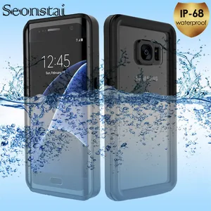 Waterproof Phone Cases for Samsung Galaxy S7 Edge Case 360 Degree Protection Shockproof Cover for Sa in USA (United States)