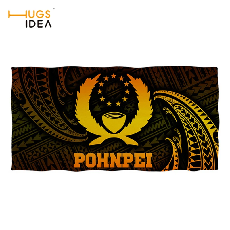 HUGSIDEA понпей полотенце для душа пляжное в полинезийском стиле рук сухих волос