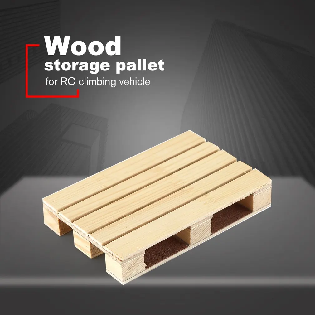 Simulation Storage Pallet For Rc Climbing Car Modified Accessories Wood Material 1/10 Crawler | Игрушки и хобби
