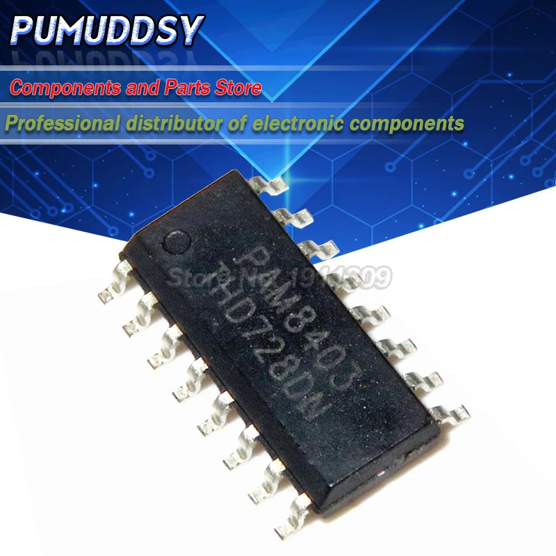 Стерео аудио усилитель PAM8403DR SOP16 PAM8403 IC чип 100% 10 шт. | Электронные компоненты и