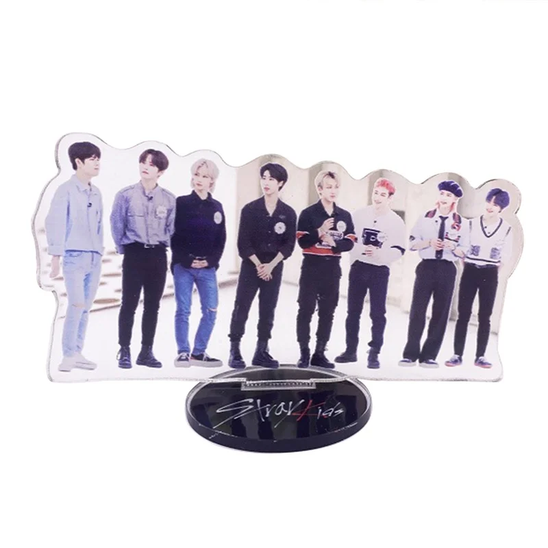 

Kpop STRAY KIDS Acrylic Stand Action Figures Stand Desktop Display For Fans Collection Gift Stationery Set