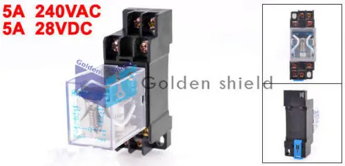 HH52P w PYF08A Катушка 8 контактов реле общего назначения разъем DPDT DC 12V | Обустройство