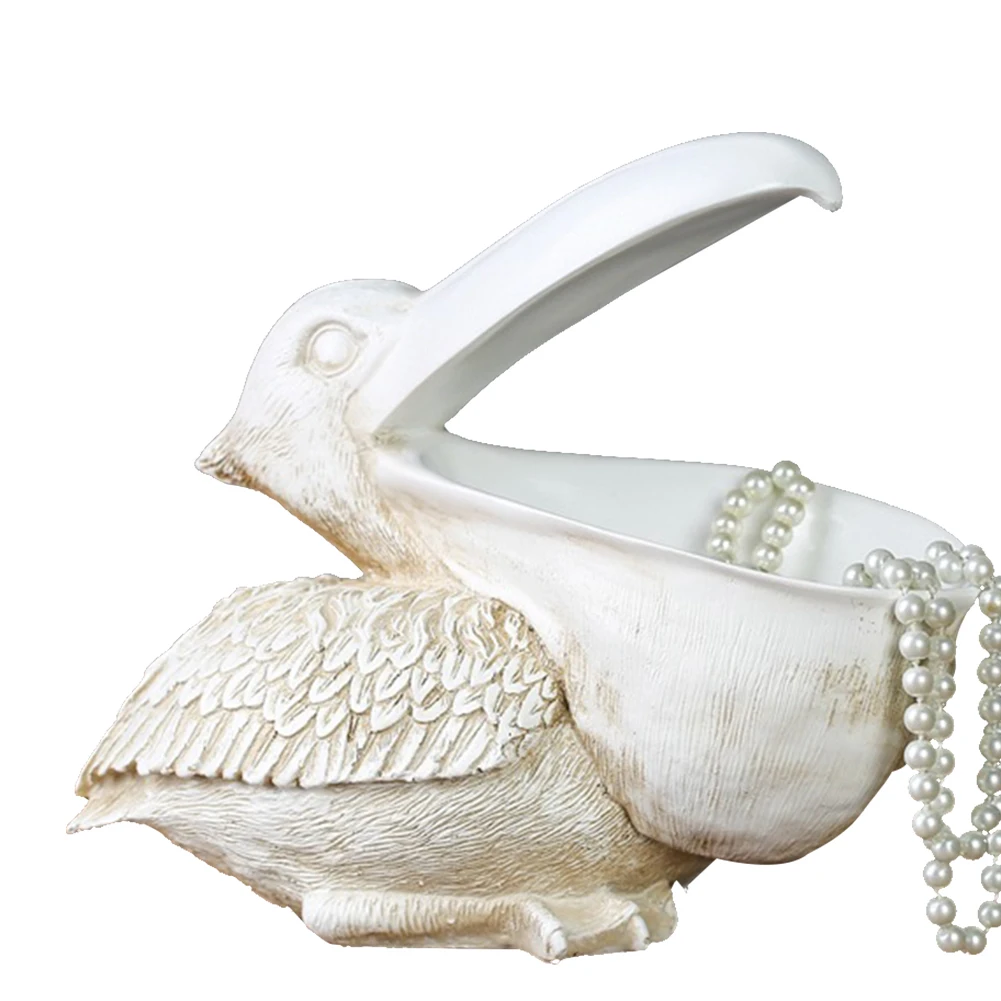 Нордические украшения для хранения ключей из смолы большая птица украшение