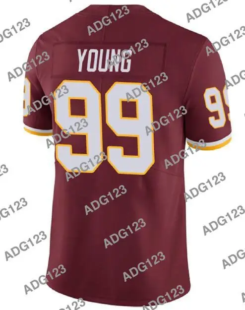 

Stitch Washington Chase Young Red Men Women Kid Youth Vapor Limited Jersey