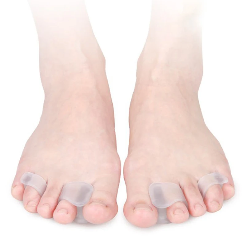 

2PCS=1Pair Nice For Big Toe Separator Hallux Valgus Bunion Corrector Pedicure Feet Bone Thumb Adjuster Correction