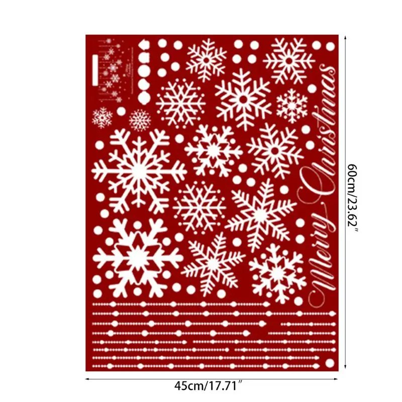 

Merry Christmas Wall Stickers Window Glass Festival Wall Decals Santa Murals New Year Christmas Decorations for Home Decor