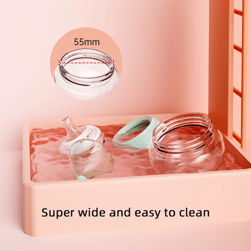 80 мл широкая бутылка для молочной воды анти метеоризм легко моется легкий и