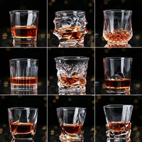 crystal wine whisky glasses champagne glass cup old fashion cocktail drinking glasses beer shot glass bar hotel home drinkware