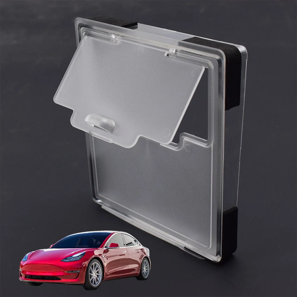 

Скрытый прозрачный ящик для хранения Tesla Model 3 Y 2017- 2021, подлокотник, крышка, органайзер центральной консоли, аксессуары для интерьера