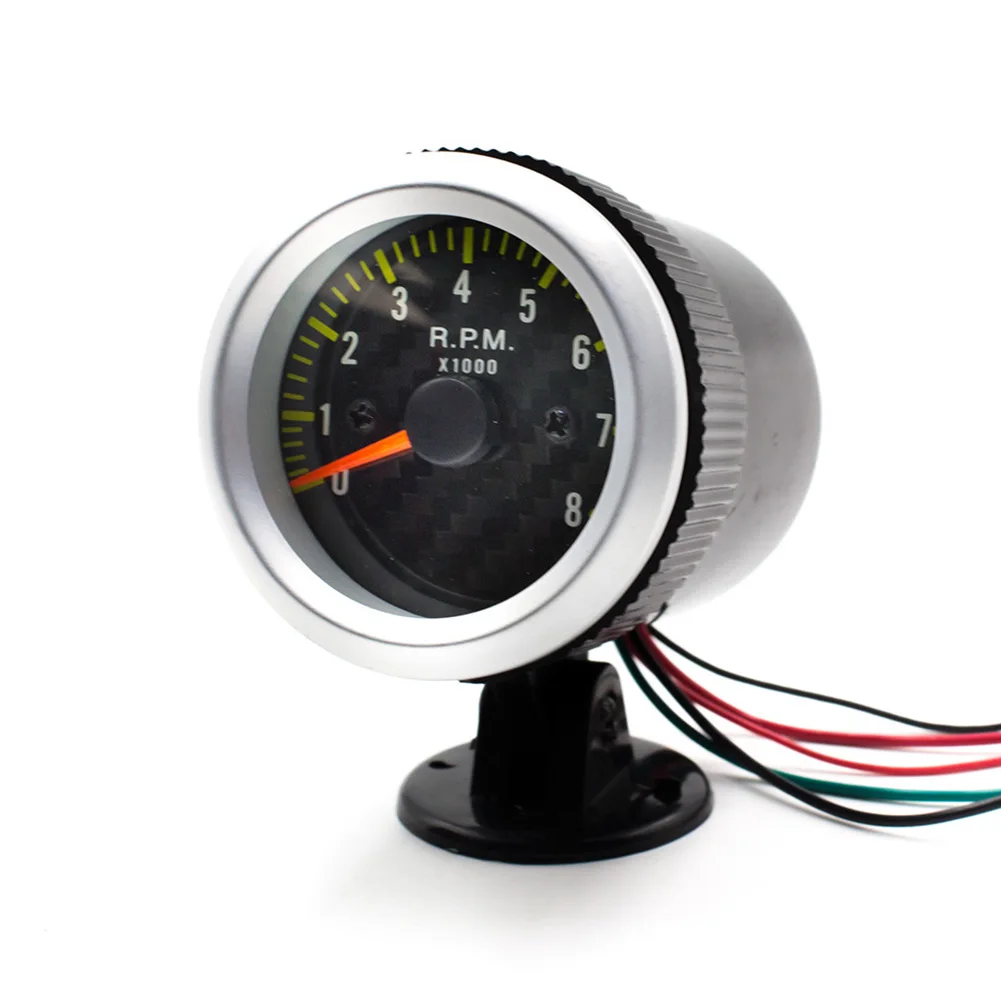 52 мм 12 В Тахометр для автомобиля универсальный практичный гонок указатель на