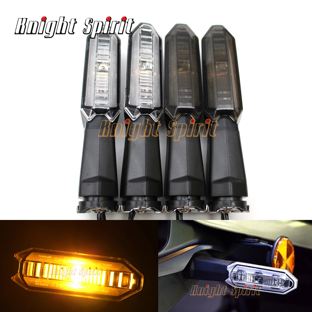 

For KAWASAKI NINJA ZX-6R ZX-10R 2007-2021 ER-6N ER-6F 09-16 ZRX1200 Motorcycle LED Turn Signal Indicator Light Motos Accessories