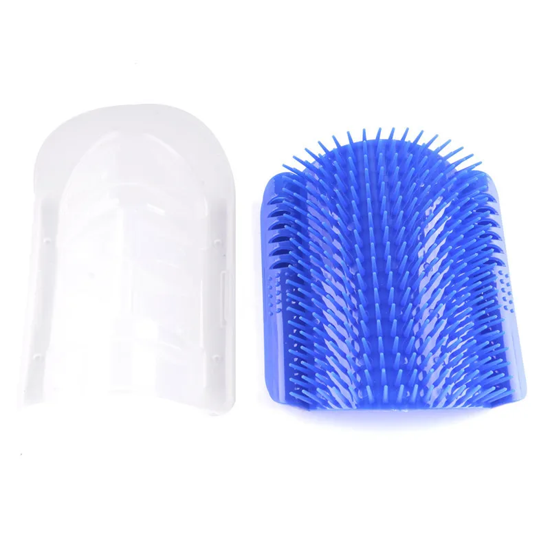 3@# 1Pcs Cat Rendangle Brush for Long Hair Squeaky fade Massage Comb Comfortable Self Grooming Free Hand Wall Toy Cats | Дом и сад