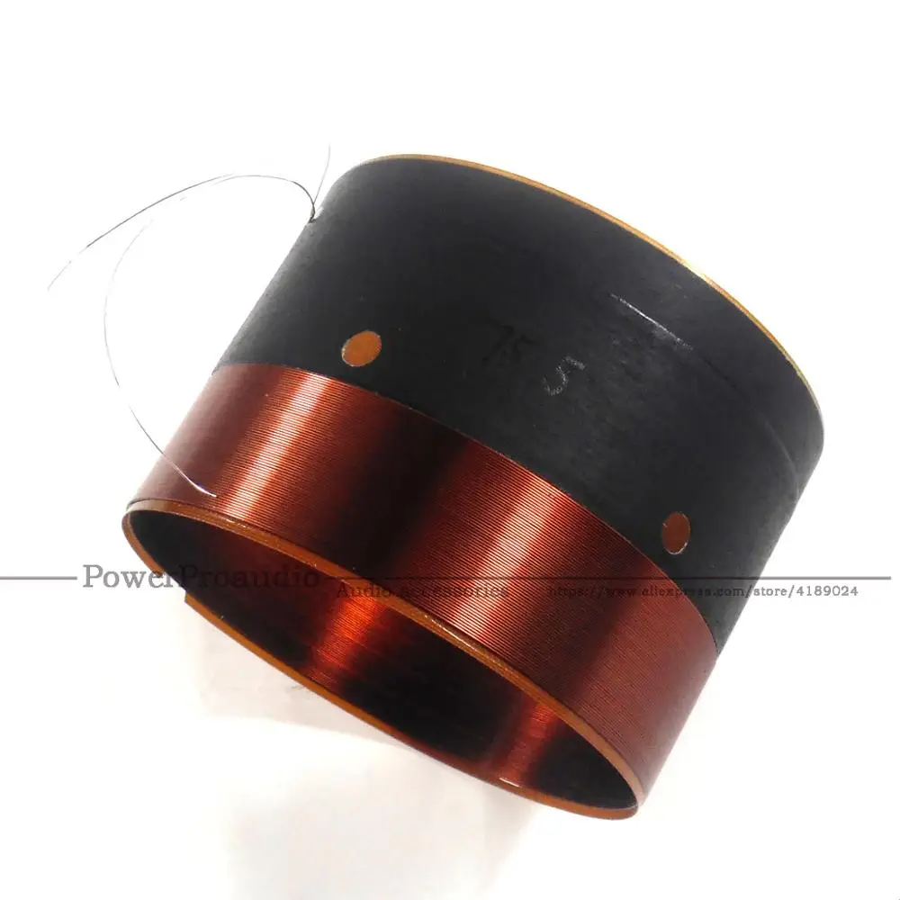 2 шт. 75 5 мм низкочастотная звуковая катушка с отверстием для выхода звука 12 18