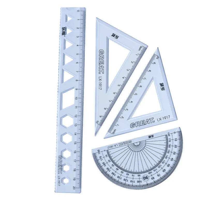 New type 4pcs / set of ruler for deep drawing measurement |