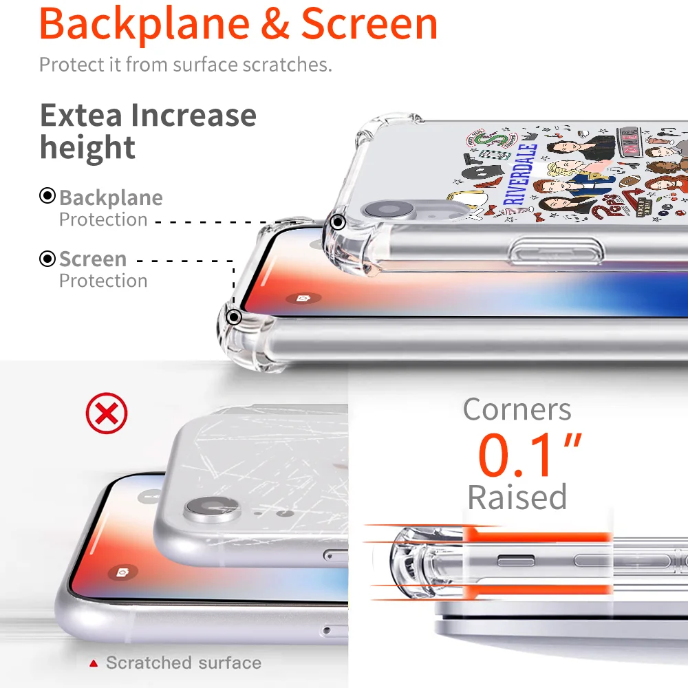 Чехол для телефона TV Riverdale South Side Serpents iPhone 11 Pro XS MAX XR SE 2020 7 8 Plus чехол 12 6S|Бамперы| |