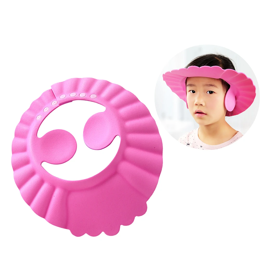 

Baby Shower Cap, Kids Safe Shampoo, Protective Shower Hat, Adjustable
