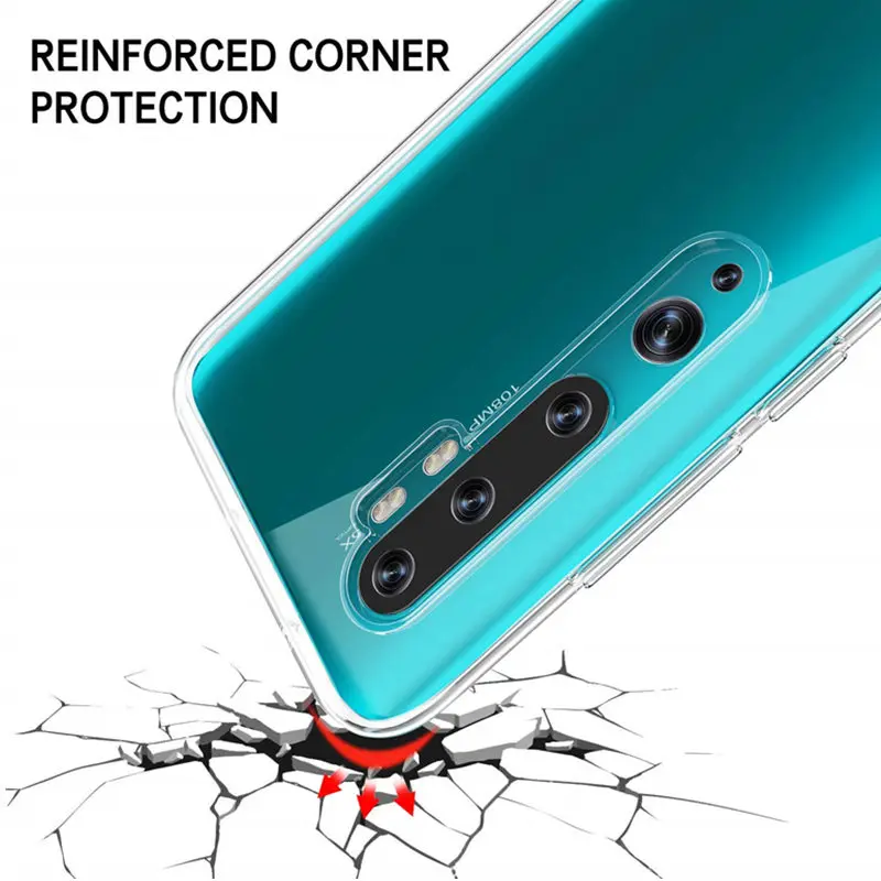 Чехол для Xiaomi Mi 10 Pro защитный чехол QAZ Maggie мягкий прозрачный из ТПУ SE Mi8 Mi9 cc9 cc9e |