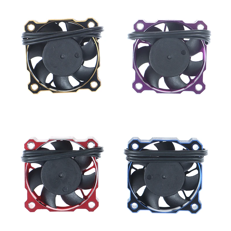 

40*40*10mm Alloy Cooling Fan Rotates at 15000 RPM 8.5V For 1/10 1/8 RC Car