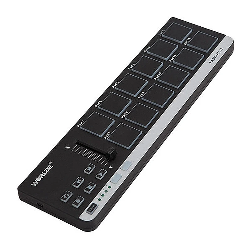 Worlde EasyPad 12 портативный мини USB MIDI контроллер барабан Pad Профессиональный