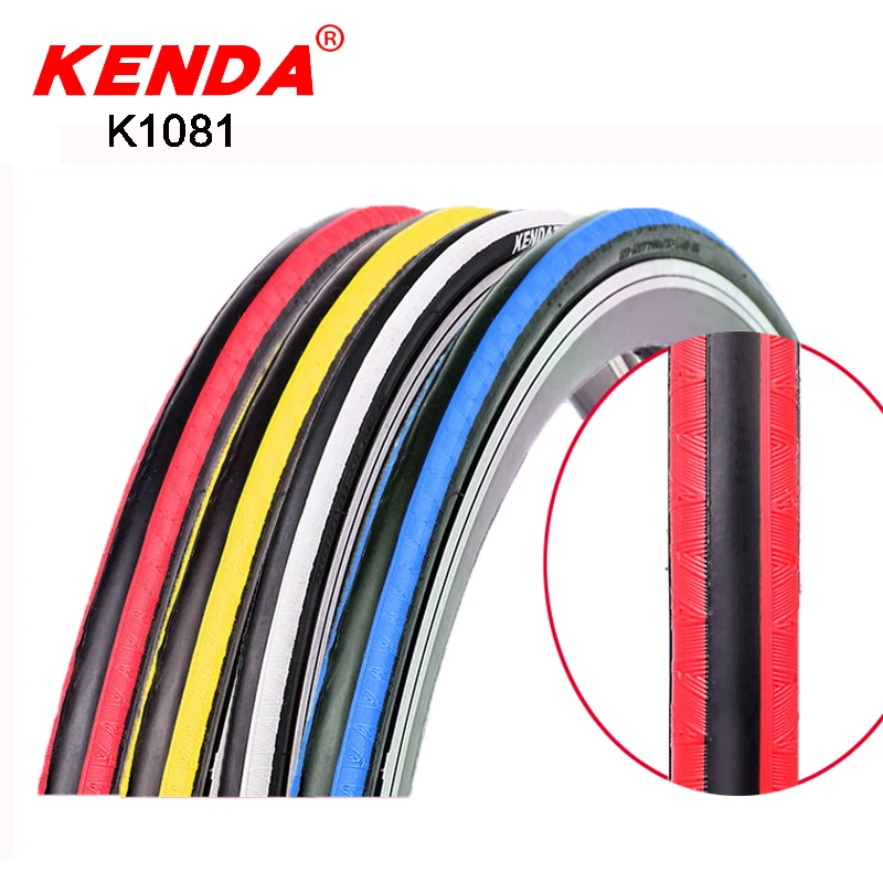 Велосипедные шины KENDA 700C обод 700x23C 60TPI цветные дорожные велосипедные 700 23C