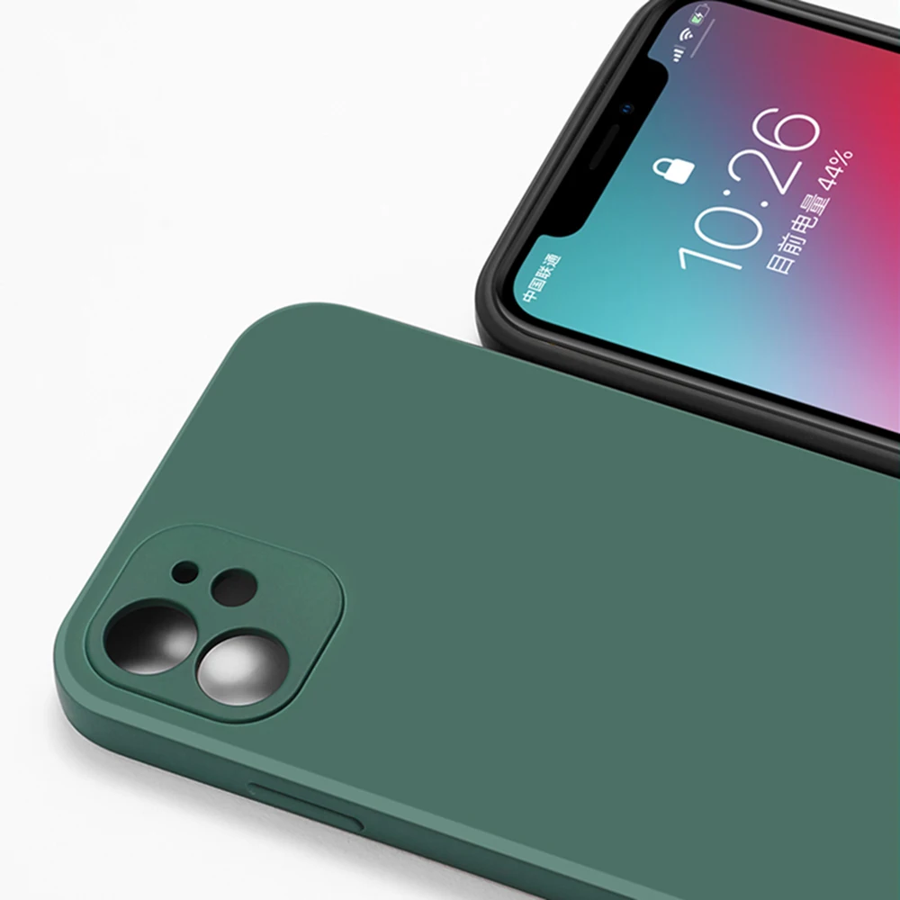 Жидкий силиконовый тонкий мягкий чехол для телефона Apple Iphone 11 Pro Max Plus Se 2 Xr Xs X 9 10 8 7