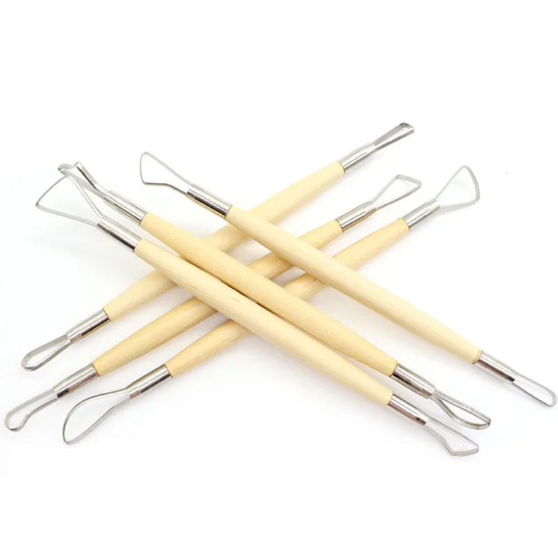 Metal Single/Double Head Knife Clay Tool Sets of Pottery Craft Supplies DIY Model Hand Sculpture Wood Cutter Ceramics Tools|Инструменты