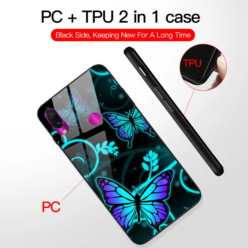 Vanish Bright PC+TPU Case For Xiaomi Redmi Note 5A Prime 8T 8 7 6 5 Plus 6A 7A 8A K20 Pro Cover |