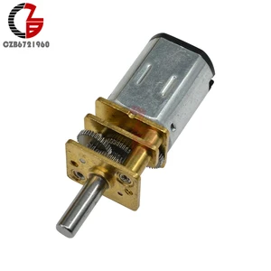 Мотор-редуктор, 3 в, 6 в, 12 В, 30, 60, GA12-N20, 100, 200, 300, 400, 500, 600, 800 обмин, линейный двигатель для вентилятора, автомобиля, хобби, игрушки, Радиоуправляемый автомобиль, 1000