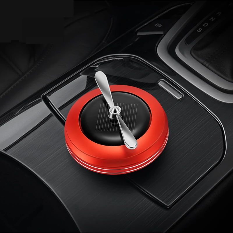 

Car Solar rotating Air Freshener with1 incense slice Aromatherapy Vehicle diffuser car decoration flavoring Auto accessories