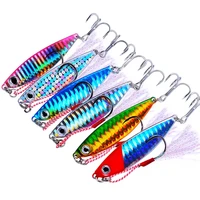 1pcs new fishing lures metal cast jig spoon weight 7g 30g trolling hard lure bass fishing tackle trout diving artificial bait