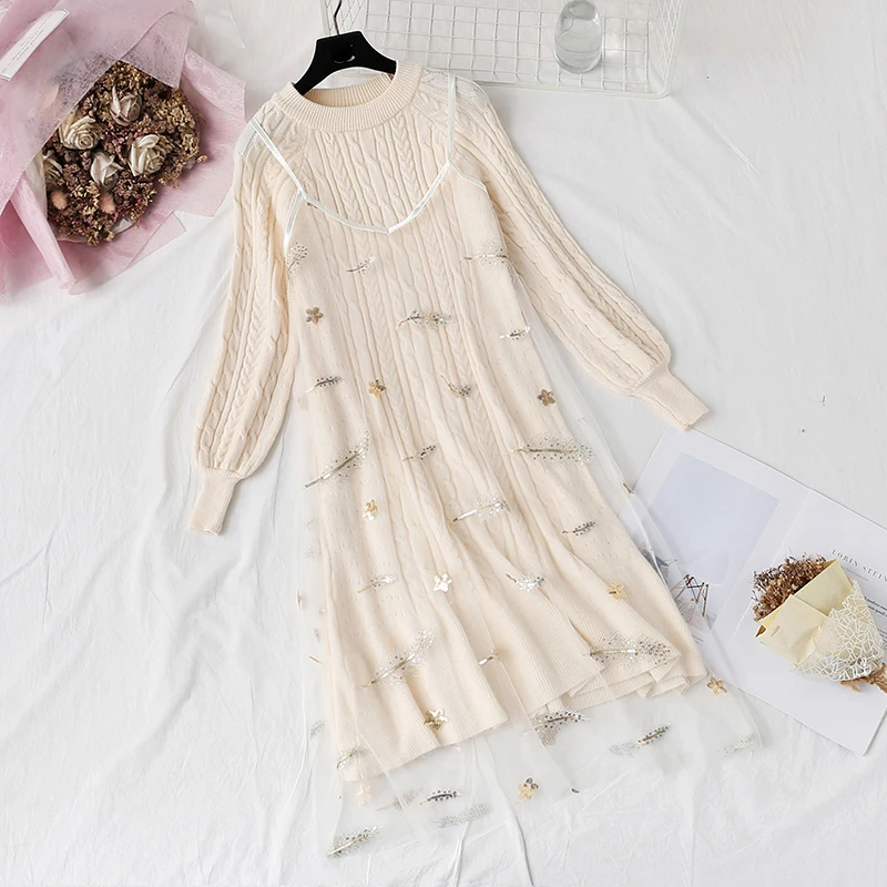 Новинка 2019 женское осенне зимнее элегантное однотонное платье трикотажное +