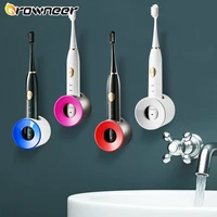 electric toothbrush holder wall self adhesive families stand rack wall mounted hooks storage space saving bathroom accessories