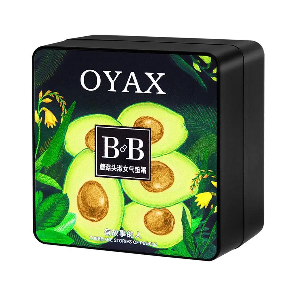 

Avocado BB Cream Air Cushion Face Foundation Mushroom Makeup 2021 Head Whitening Base Concealer New Cosmetic Brighten Water S2Y3