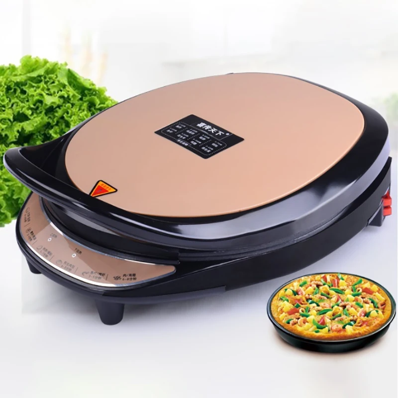 

Большая углубление 32/3 см Двусторонняя жаровня и двусторонняя нагревательная электрическая жаропрочная машина для оладий сковорода для ол...