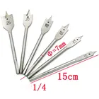 Набор сверл из высокоуглеродистой стали, комплект прочных инструментов для деревообработки, 6 шт.компл. 25 мм