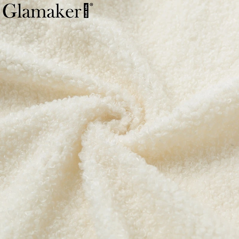 Glamaker, вязаный комплект из 2 предметов, короткий комбинезон и комбинезон, женский, осенний, мягкий, теплый, сексуальный, зимний, женский, плюс размер, Клубные Комбинезоны