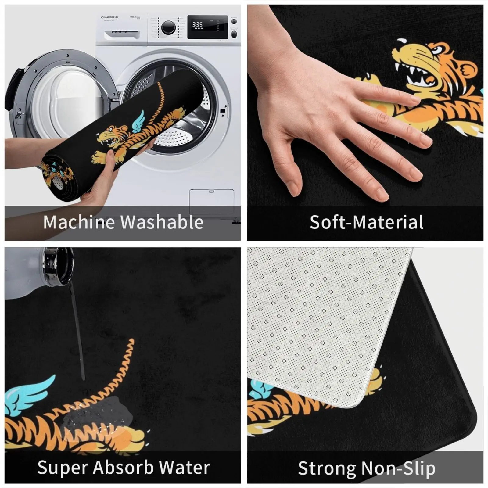 Летающие тигры строительный коврик Второй мировой войны мягкие эскадрия Usaac Ww2