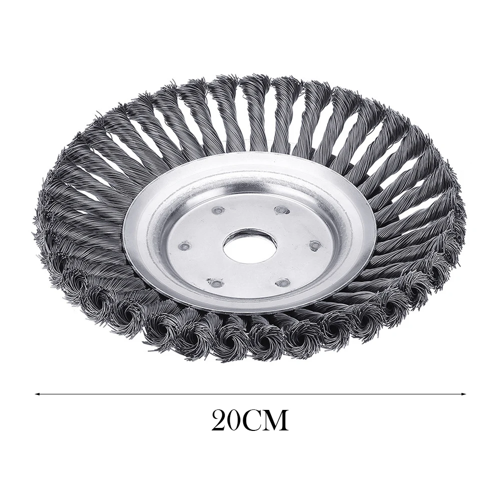 

8 inch Steel Wire Grass Weeding Head Multi-functional Practical Convenient Wheel Removal Grass Tray Plate for Lawnmower