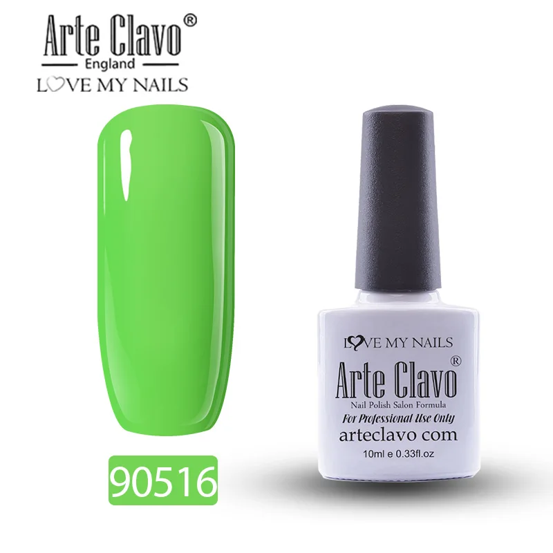 90516 Arte Clavo Гель-лак для ногтей для маникюра УФ светодиодный 79 цветов Гель-лак Гибридный Полупостоянный Гель-лак дизайн ногтей инструменты - Цвет: 90516